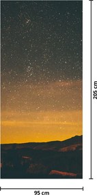 Fototapet pentru ușă - Cerul cu stele (95x205cm)
