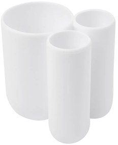 Suport pentru periuța de dinți alb din plastic Touch – Umbra