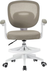 Scaun pivotant, bej/alb, TRIXI TYP 1