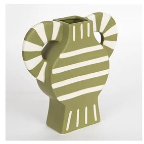 Vază ceramică 32x30,8 cm verde