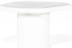 Masuta de cafea fibră de sticlă Seki 57,5x44x41 cm alba