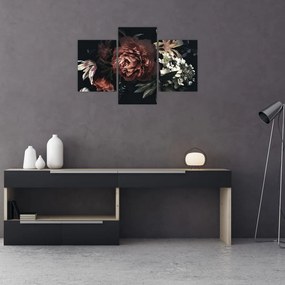 Tablou - Flori întunecate (90x60 cm)