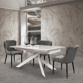 MASA PANDORA LUX- STICLA CERAMICA CU  PICIOR METALIC