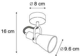 Spotlight clasic cupru - Jos 1