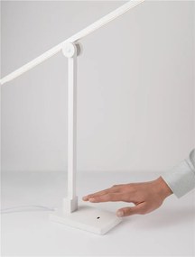 Lampa LED dimabila de birou directionabila TENSO alba