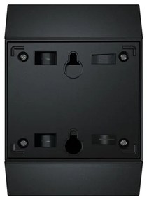 Aplică solară de perete cu senzor, LED 2,5 W / 3,7 V, IP65, 1200 mAh, negru