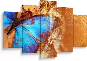 Tablou - Fluture albastru (150x105 cm)