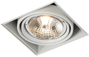 Spot integrat alb GU10 AR70 fără rama - Oneon