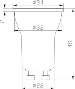 Bec LED MINI GU10 4W 4000K 330lm