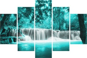 Tablou - Cascada albastră (150x105 cm)