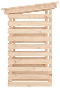 Rastel pentru lemne de foc, 108x73x108 cm, lemn masiv de pin Maro, 108 x 73 x 108 cm