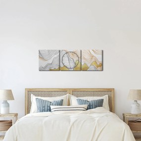 Tablou - Decor III. (cu ceas) (90x30 cm)