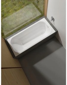 Pachet cada dreptunghiulara otel BetteForm 150x70cm, cu sifon Viega Simplex si picioare, 2941-000+B23-1500+285357