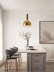 Pendul, Lustra design modern Entero auriu