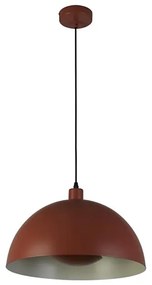 Searchlight 35410OR - Pendul MARS pe cablu, 1xE27/60W/230V, diametru 25 cm, culoare cărămizie