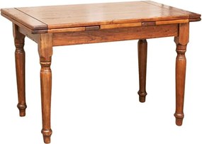 Masa extensibila, L120(210) 80 H80 cm, nuc antichizat, lemn masiv