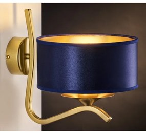 Jupiter 2115 - Aplică de perete KASZMIR 1xE27/15W/230V albastru/auriu