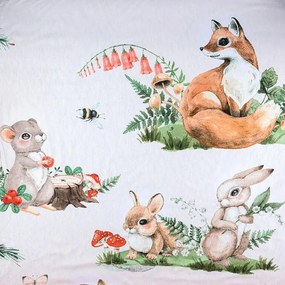 decoDoma Lenjerie de pat Dual Feel WOODLAND