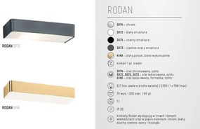 Aplica de perete design modern RODAN gri mat 30cm