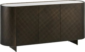 Comoda cu model optic 3D, Ceramica Alba, REFLECTION 150cm A-46502 VC