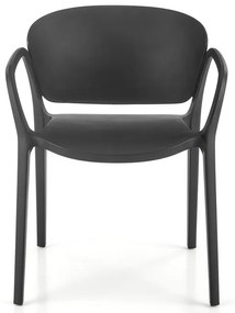 Scaun de bucaterie Layne, negru