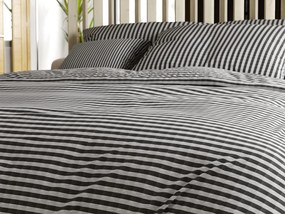 Lenjerie de pat creponata ARLENA BLEND negru hotelova punga Dimensiune lenjerie de pat: 70 x 90 cm | 140 x 200 cm