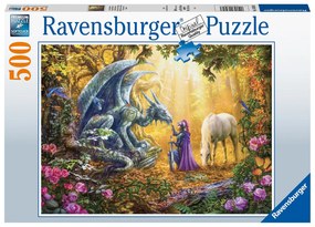 PUZZLE DRAGON, 500 PIESE - RAVENSBURGER (RVSPA16580)