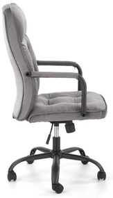 Scaun de birou tapitat Colin catifea – L54 x A57 x 110h cm