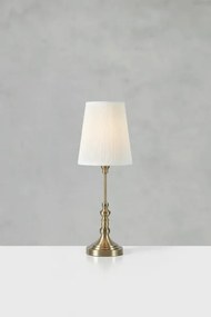 Markslöjd 108970 - Lampă de masă NOBLE 1xE14/40W/230V 66 cm alb/alamă