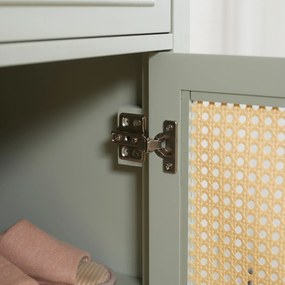 HOMCOM Dulap pentru pantofi mobilier de depozitare pentru pantofi mobilier pentru intrare cu 2 uși efect de răchită sertar 80 x 40 x 110 cm | Aosom Romania
