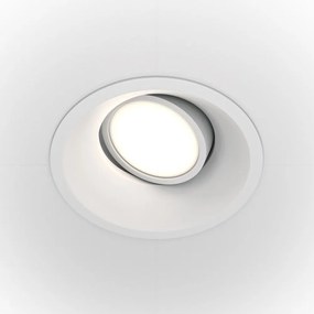 Spot incastrabil design tehnic Dot alb 9,3cm