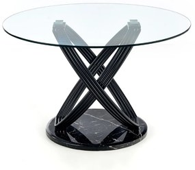 Masa de bucaterie Optico, transparenta/neagra