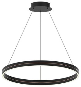 Lustră LED pe cablu GRAVITY LED/36W/230V negru