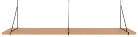Raft în culoare naturală cu aspect de lemn de frasin 120 cm Chiba – House Nordic