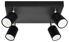 Spot LED TUNE 4xGU10/4,8W/230V negru