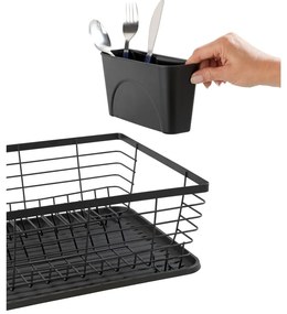 Suport pentru scurs vase Wenko Drip, negru