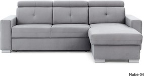Colțar lemn masiv Extensibil Fiona 247x176cm Ladă Depozitare Personalizabil - Loco 04