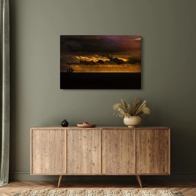 Tablou unei vele în apus de soare (90x60 cm)