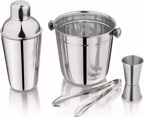 Set agitator cu frigider Kinghoff KH 1706, 4 piese, Pahar de masura, Ceste, Otel inoxidabil