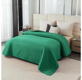 Cuvertura de pat cu model LANTA, verde Dimensiune: 220 x 240 cm