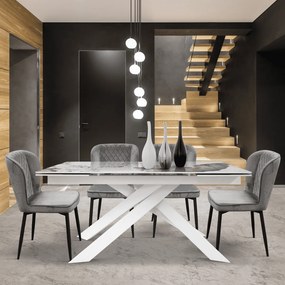 MASA PANDORA LUX- STICLA CERAMICA CU  PICIOR METALIC