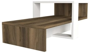 Măsuță de cafea Chain White and Walnut