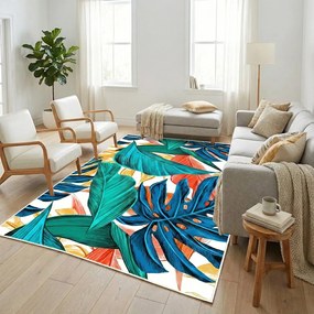 Covor camera antiderapant, 80x200 cm, Model Tropical