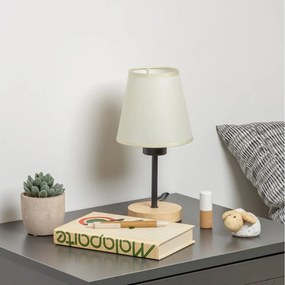 Lampă de masă Brilagi NUBILA WOOD 1xE27/25W/230V stejar/crem