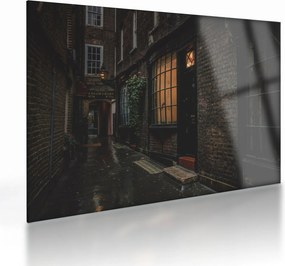 Tablou pe sticlă -Strada din Londra (70x50 cm)