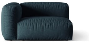 Modul pentru canapea modulară albastru închis (cu colț pe partea stângă ) Martina – Micadoni Home