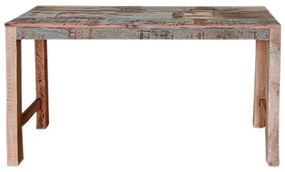 Consola din lemn de mango si acacia, aspect rustic, Campagne