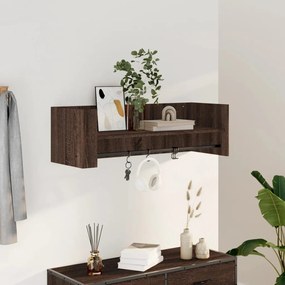 vidaXL Raft de perete, stejar maro, 100x35x30,5 cm, lemn prelucrat