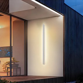 BRILAGI - Aplică LED de exterior LINEAR, 32W, 230V, 3000K, IP65, 140 cm, albă, CRI 90