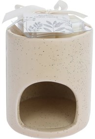 Aroma-lampă cu ceară parfumată lâmăie-ghimbir, 9 x 10 cm